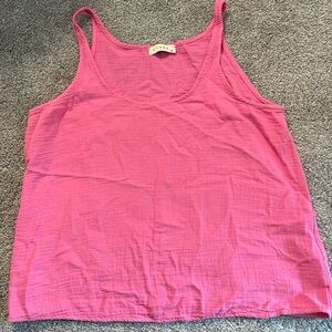 Stark x pink cotton tank